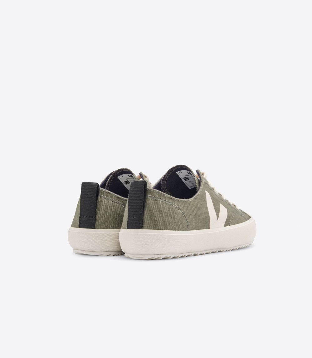 Veja Sneakers Dam - Nova Canvas - Olivgröna/Vita - 821937-AVH